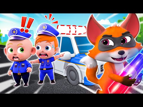 Who Stole My Police Siren? 👮‍♂️🚨 - Where Is My Siren | Car Song | Kids Songs & Nursery Rhymes