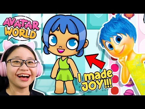 I Made Joy from INSIDE OUT!!! - Avatar World: City Life