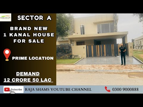 Brand New 1 kanal House For Sale Sector A || Bahria Enclave Islamabad ||