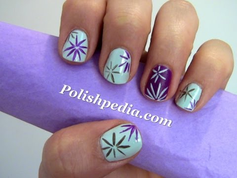 Spring Flowers Nail Art