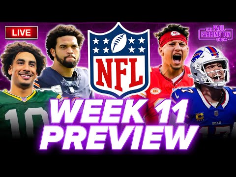 NFL Week 11 Preview: Packers-Bears, Chiefs-Bills, Ravens-Steelers, Vikings-Titans, Jags-Lions & more