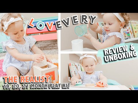 LOVEVERY PLAY KIT UNBOXING | The Realist Play Kit for 19-21 Months | Lovevery Play Kit Reviews