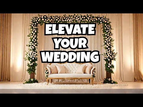 How to perfect your wedding stage