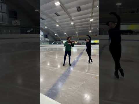 freestyle with US champion Johnny Weir