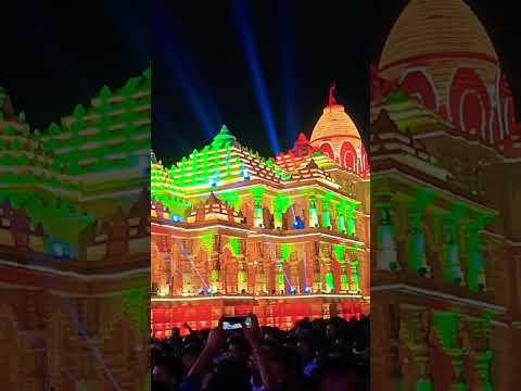 Ram Siya Ram Durga Puja Songha Mitra Square Kolkata #durgapuja #trending #reels #viral #shorts