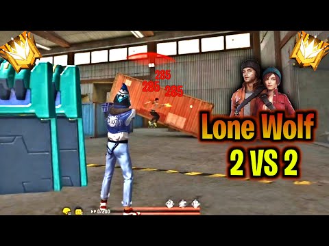 Finally 50 Stars In Lone Wolf Ranked Killed By 1 VS 2😍😱- Garena Free Fire