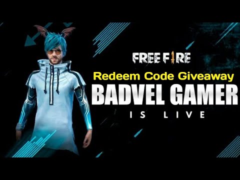 Redeem Code Giveaway | Free Fire Live Telugu | Badvel Gamer