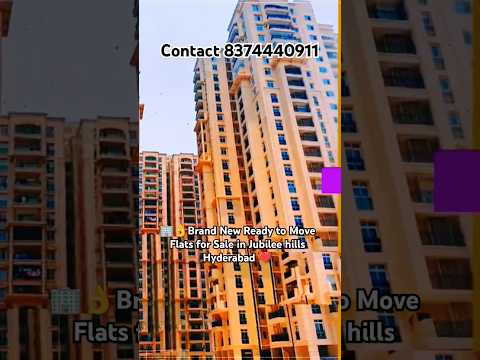 🏢👌Brand New Ready to Move Flats for Sale in Jubilee hills Hyderabad #shorts #short #youtubeshorts