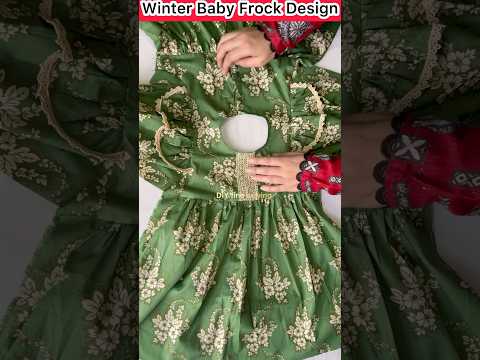 Winter baby frock #shorts #short #youtubeshorts #ytshorts #sewing #frock #trending