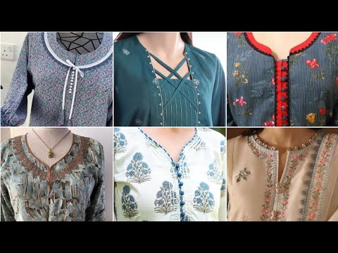 Neck Design For Kurti 2024 New Design Gala l Punjabi Suit Neck Design