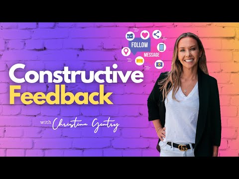 The Role of Constructive Feedback in Personal and Professional Development