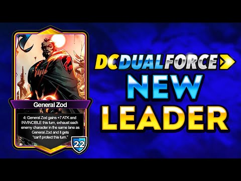 NEW LEADER - General Zod Tyranny Leader Card | DC Dual Force