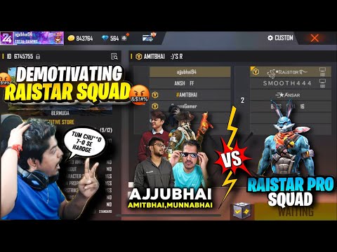 Raistar Squad Vs Ajjubhai 94 Pro Squad | Tournament Highlights Gameplay