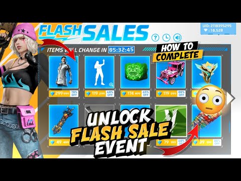 Flash Sales Discount Event Free Fire | New Event Unlock | FF New Event Today | Free Fire New Event