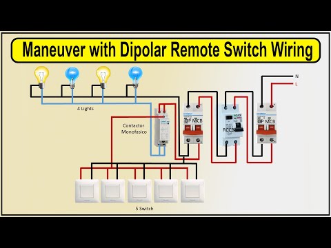 How to Make Maneuver with Dipolar Remote Switch Wiring Diagram | wiring a control relay