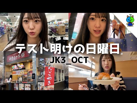 テスト明けの日曜vlog！高校3年生10月【MOMOLOG_208】