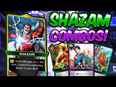 CRAZY "SHAZAM!" WOMBO COMBO WITH THE FLASH!  | DC Dual Force