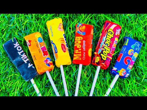 Some popular Candies in the World | New Milk Bottle | mini Cooking | Ice Cream Pop It | Asmr Coca