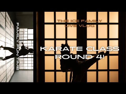 Kids karate class | Family Fun Time | kung fu fighting | The Ice Family | Vloggers | Live Volg￼