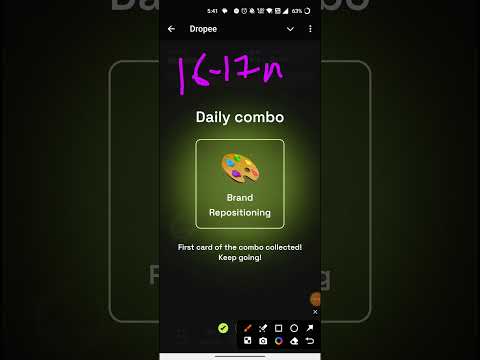 Dropee daily combo today | dropee daily combo 17 November | Daily Combo Dropee | Dropee 17 November