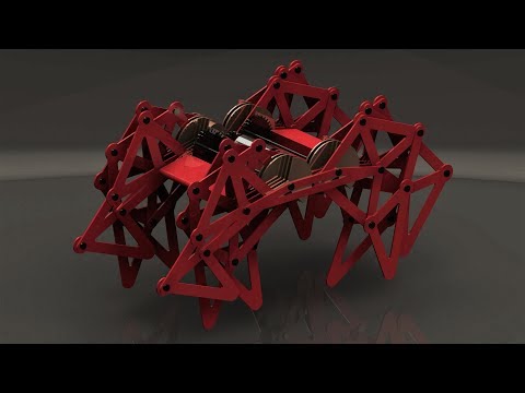 Theo Jansen Strandbeast Walking Mechanism | 3D Model | Animation