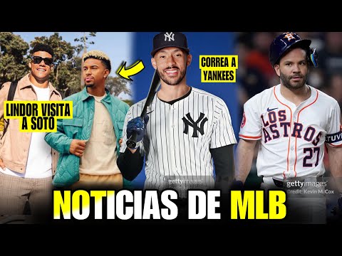 JUAN SOTO SE VA CON FRANCISCO LINDOR A METS, JOSÉ ALTUVE Y SOTO GANAN PREMIO, CORREA A YANKEES MLB!