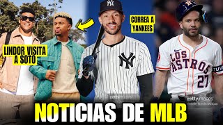 JUAN SOTO SE VA CON FRANCISCO LINDOR A METS, JOSÉ ALTUVE Y SOTO GANAN PREMIO, CORREA A YANKEES MLB!