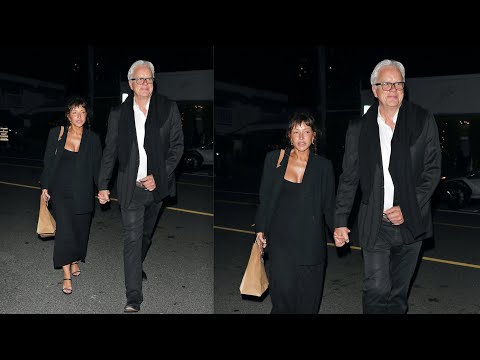 Tim Robbins And Reed Morano Grab Dinner With 'The Shawshank Redemption' co star Morgan Freeman in LA