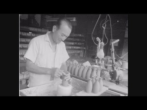 【懐かし映像】昔ながらのとっくり作り　岐阜県土岐市【1963年9月6日】