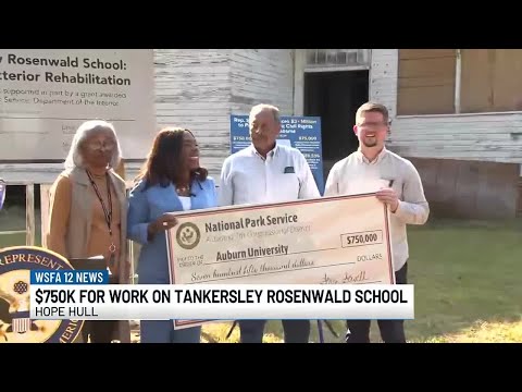 $750K given to rehabilitate Tankersley Rosenwald School