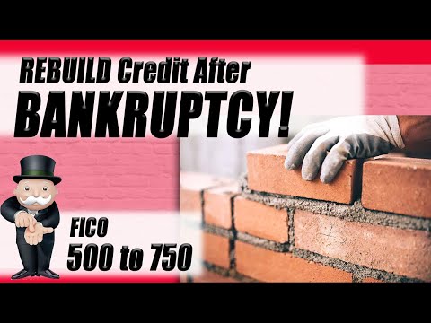 How To Rebuild Credit After Chapter 7 Bankruptcy | Increase Credit Score From 500 To 700 In One Year