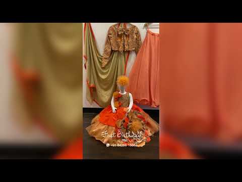 1st birthday | 1st birthday dress | First Birthday dress by Arvi , Call / Whatsapp +91 8428818882