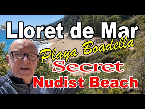 LLORET/FENALS hidden NUDIST BEACH