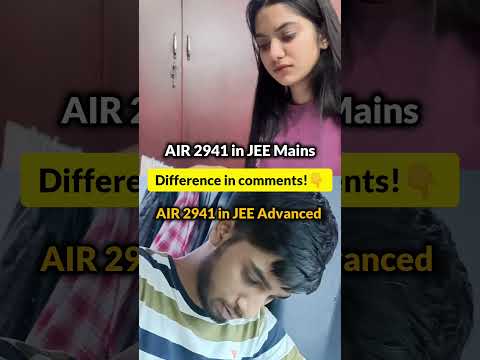 😵‍💫JEE Mains vs JEE Advanced!💯| IIT Motivation | JEE Mains 2025 | JEE 2026 #iit #jee #shorts