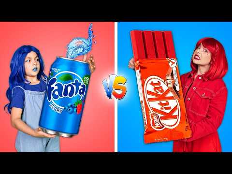 The Amazing Digital Circus🎪 Food Challenge! Red VS Blue!