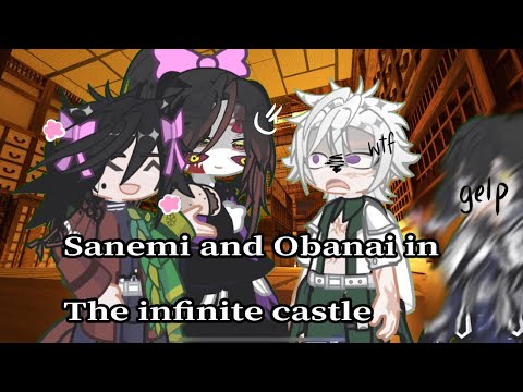 Sanemi and Obanai in the infinite castle?!?!?! || Gary and Karl || demon slayer || Gacha life 2