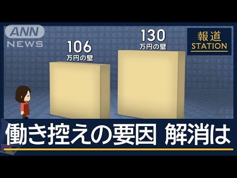 働き損に… “130万円の壁”も　『年収の壁』見直し 議論スタート【報道ステーション】(2024年11月14日)