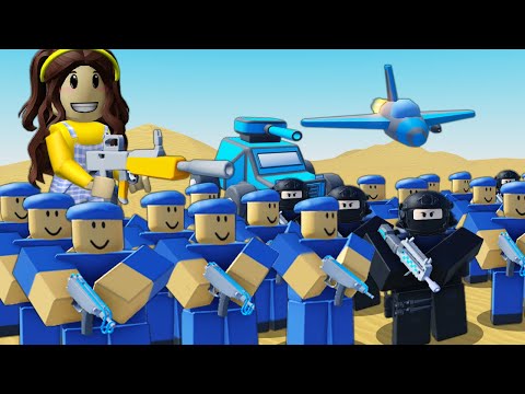 Building My OVERPOWERED ARMY in Roblox