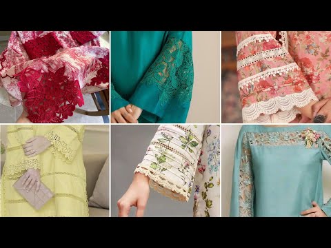 Latest Dress Designs with Lace|Suit designs with lace|Dress Designing 💃