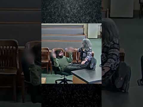 Unhinged Defendant Attacks Court Clerk With a Chair | Court Cam | A&E #shorts