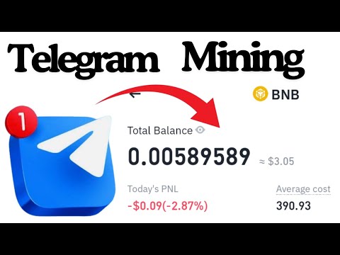 BNB Mining on Telegram ~ Do this fast and earn free BNB to o your wallet now!