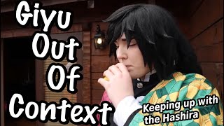 Giyuu Tomioka OUT OF CONTEXT || Keeping up with the Hashira