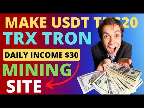 Millionaire #Tron-coin gets 30000trx for free #Online Mining Machine