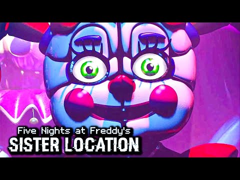 FNAF Sister Location | Full Game Walkthrough | No Commentary