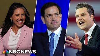 Gaetz, Gabbard and Rubio picked for Trump's cabinet with Thune leading Senate