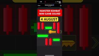 Hamster Kombat 4 August Daily MiniGame, Hamster Kombat Daily Cipher Code 2 August|Daily MiniGame