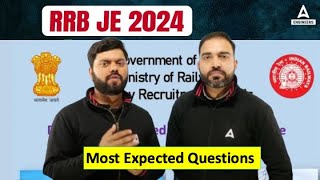 RRB JE 2024 Most expected Question  for civil engineering | BY Rk sir and rajat sir