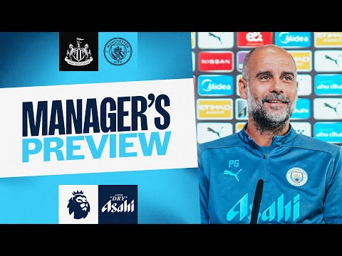 MANAGER'S PREVIEW | Pep Guardiola | Newcastle United v Man City | Premier League