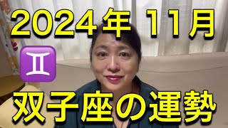 2024年11月♊️双子座の運勢✨