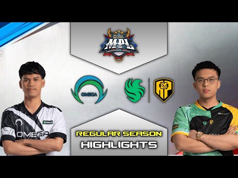 SMART OMEGA vs FALCONS AP BREN HIGHLIGHTS | MPL PH S14 REGULAR SEASON